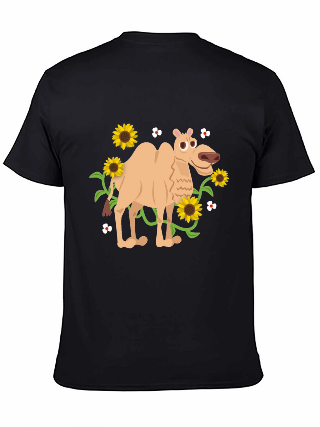 Camel and Sunflowers Graphic Tee