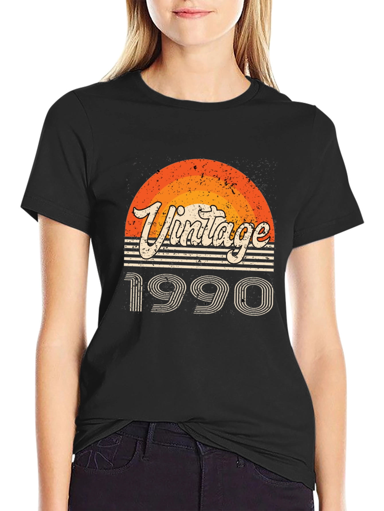 Vintage 1990 Graphic Tee - Retro Style