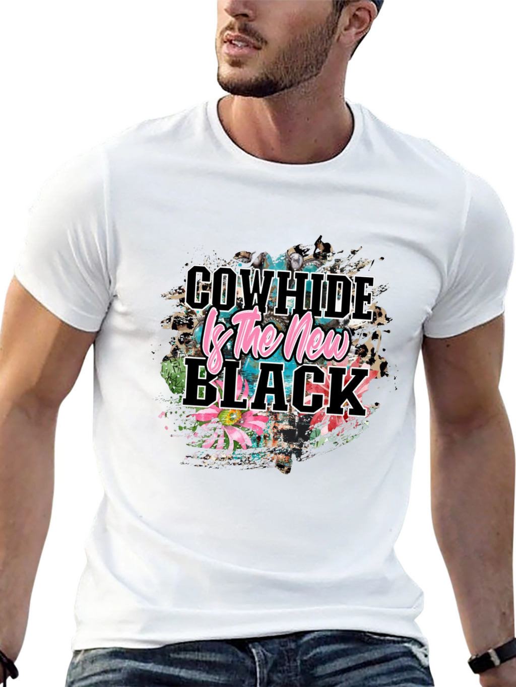 Cowhide is the New Black T-Shirt