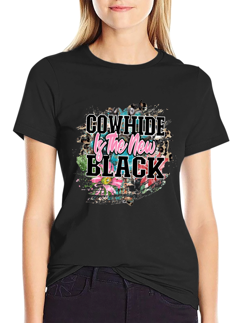 Cowhide is the New Black T-Shirt