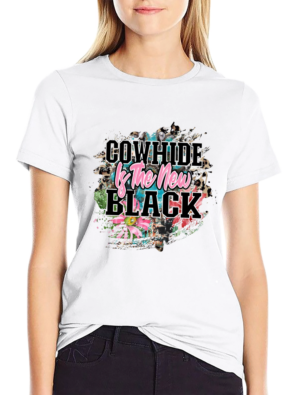 Cowhide is the New Black T-Shirt