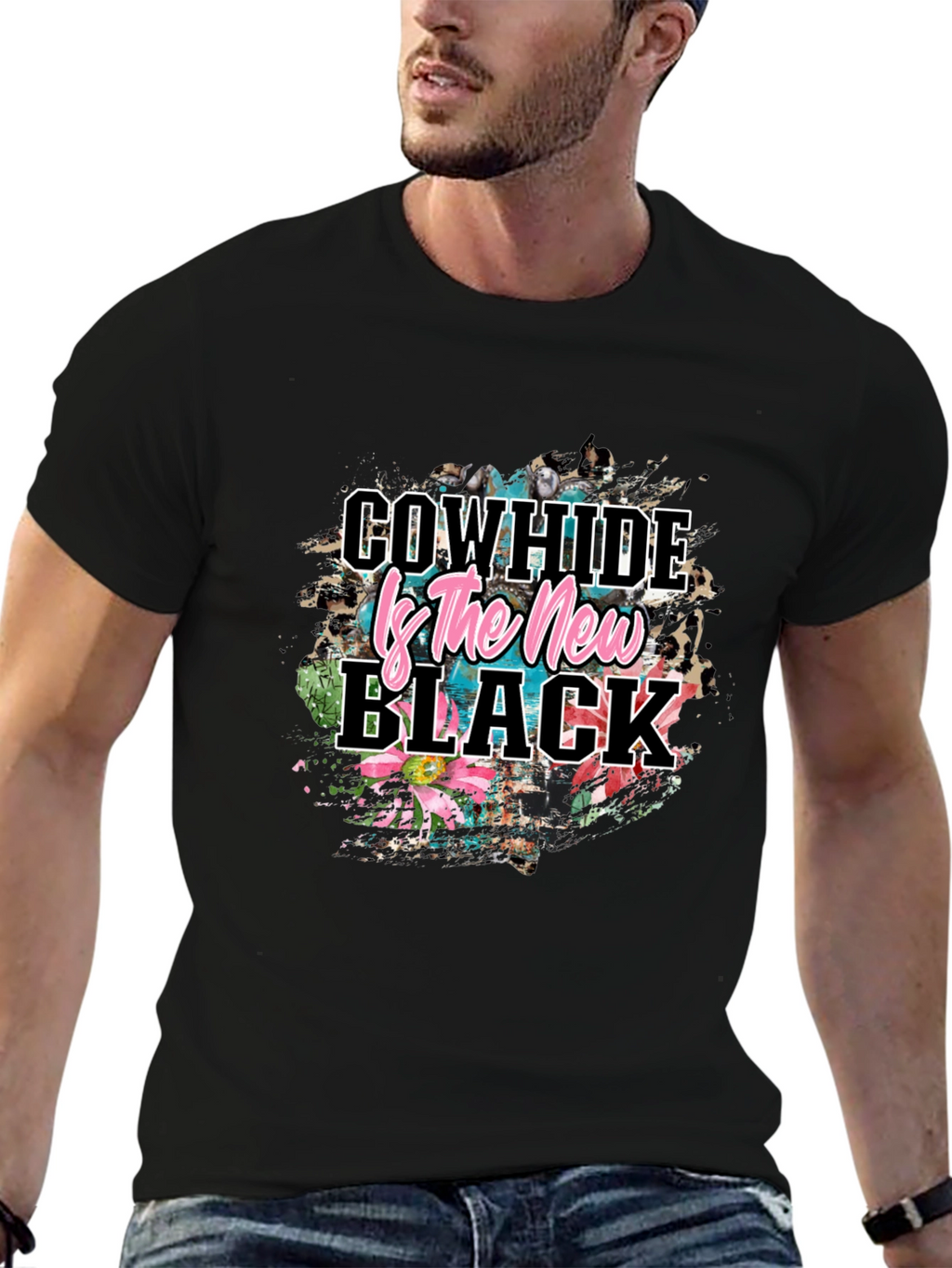 Cowhide is the New Black T-Shirt