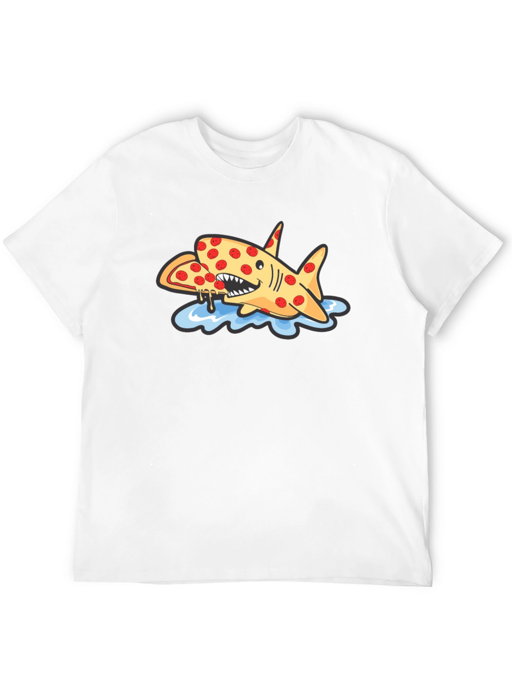 Pizza Shark Graphic Tee - Unique & Fun
