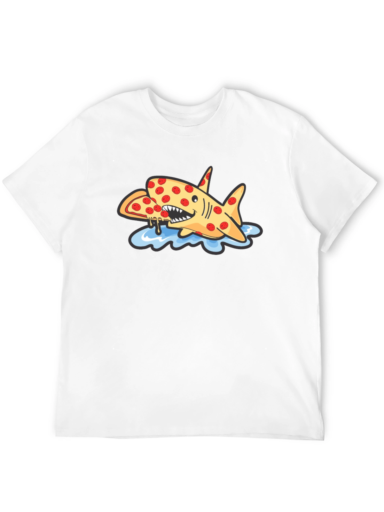 Pizza Shark Graphic Tee - Unique & Fun