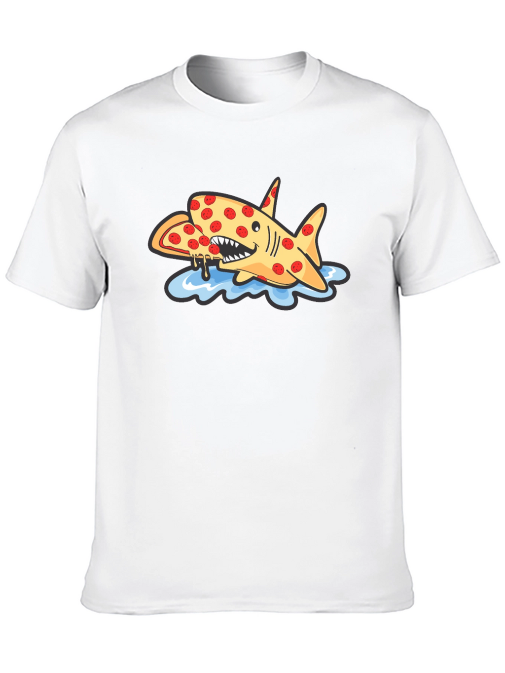 Pizza Shark Graphic Tee - Unique & Fun