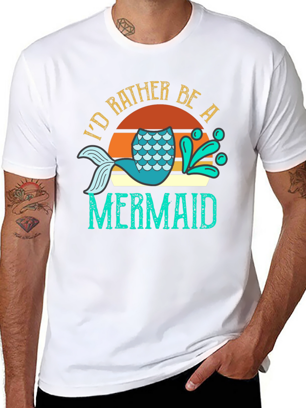 Id Rather Be A Mermaid T-Shirt