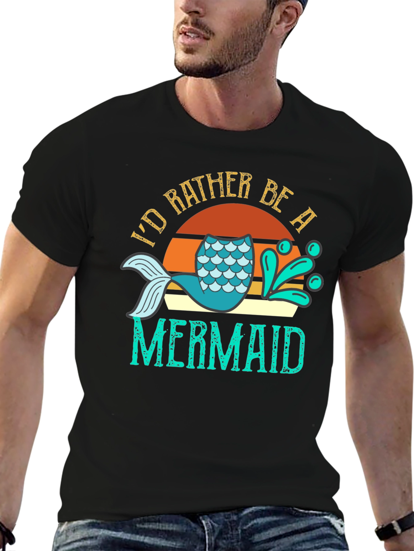 Id Rather Be A Mermaid T-Shirt