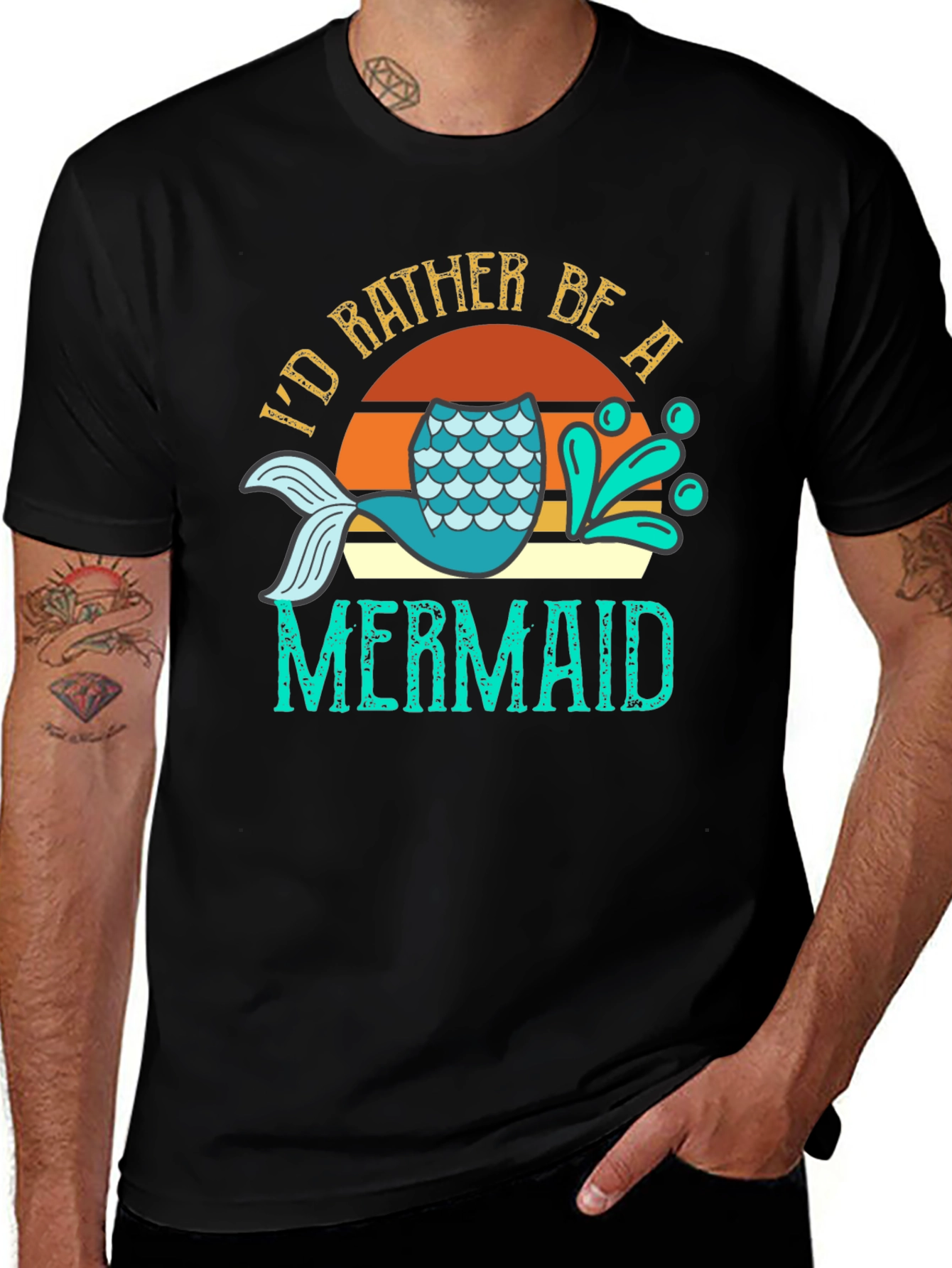 Id Rather Be A Mermaid T-Shirt
