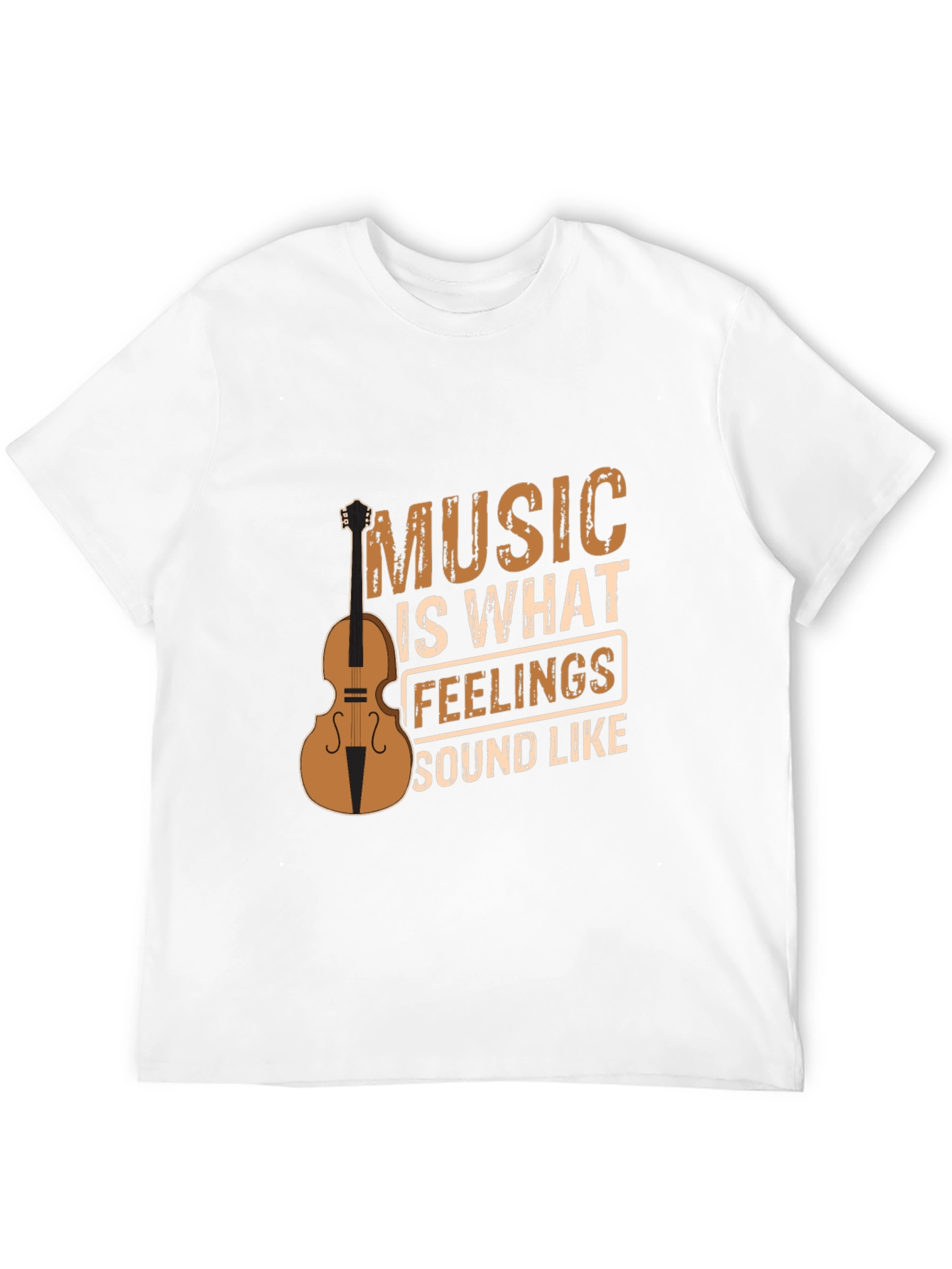 Music is What Feelings Sound Like Graphic Tee