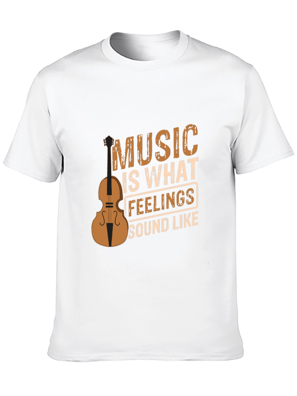 Music is What Feelings Sound Like Graphic Tee