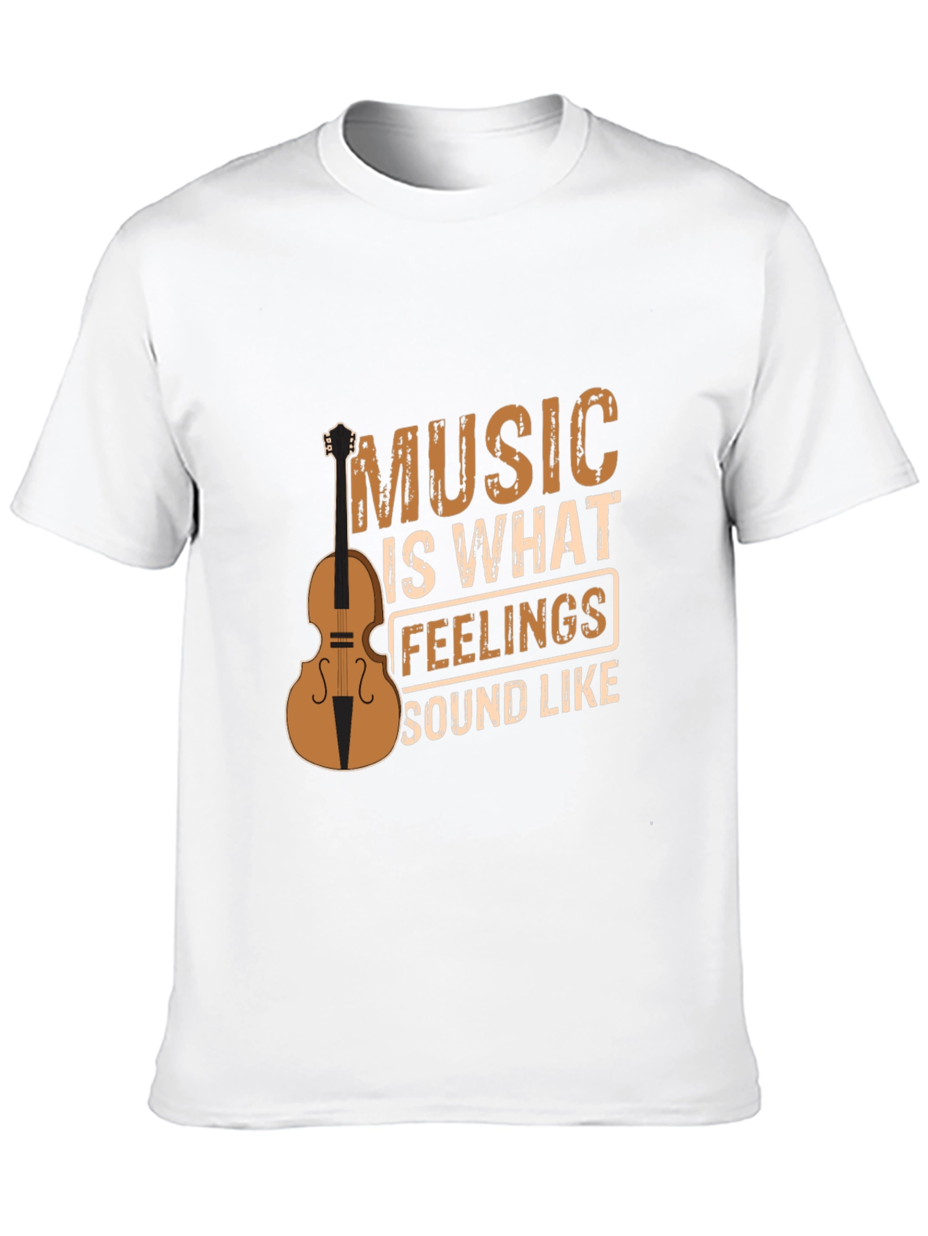 Music is What Feelings Sound Like Graphic Tee