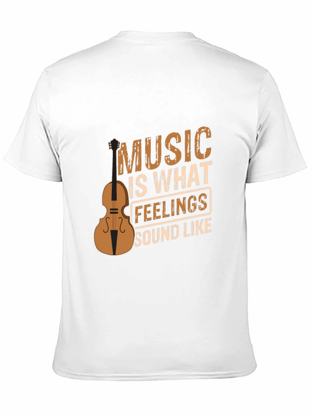 Music is What Feelings Sound Like Graphic Tee