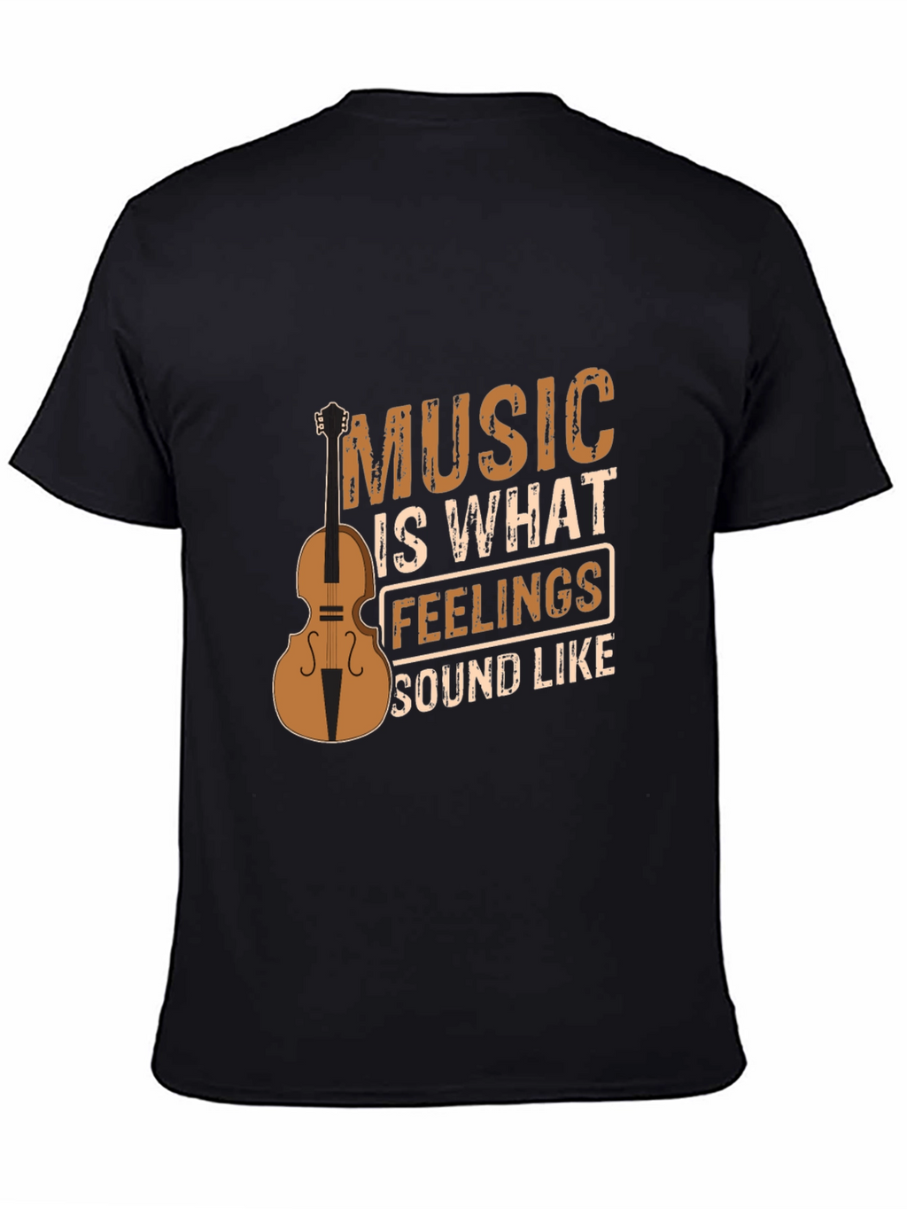 Music is What Feelings Sound Like Graphic Tee