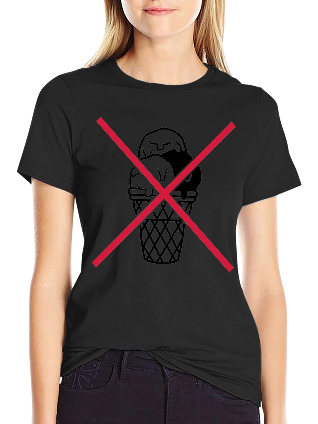 Mens Black Graphic Tee - X Marks the Spot