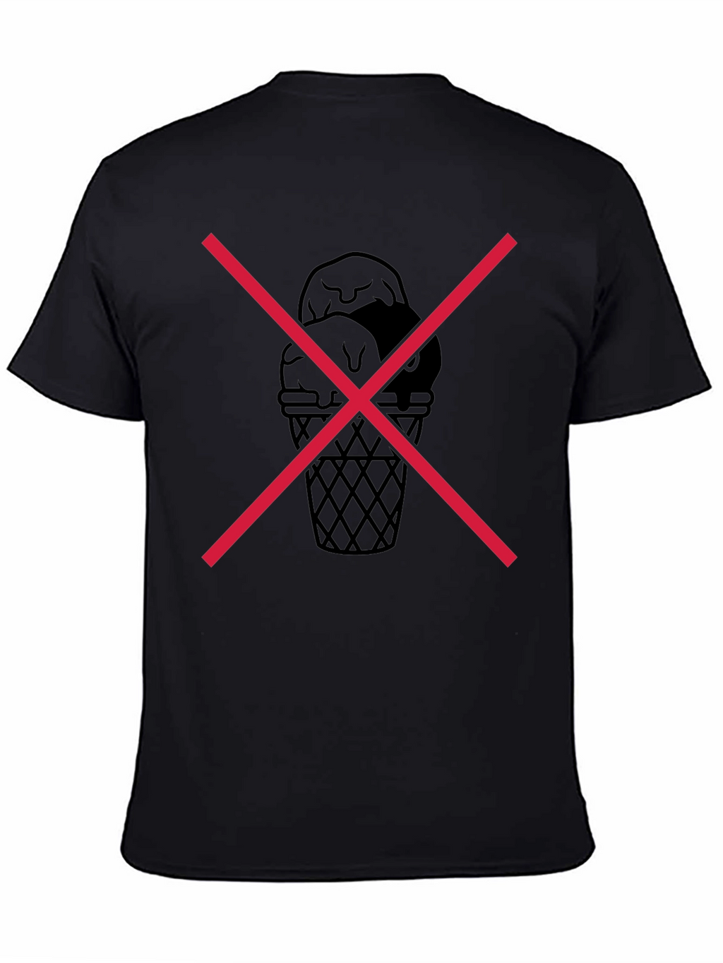 Mens Black Graphic Tee - X Marks the Spot