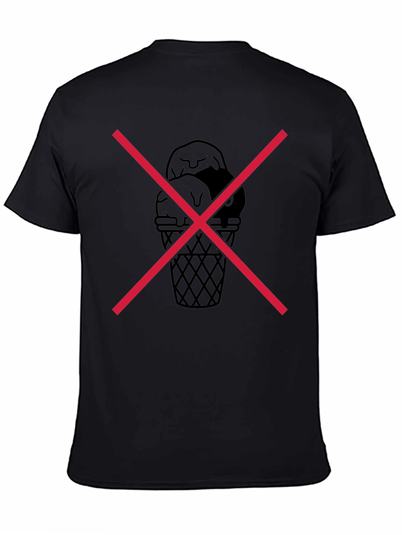 Mens Black Graphic Tee - X Marks the Spot