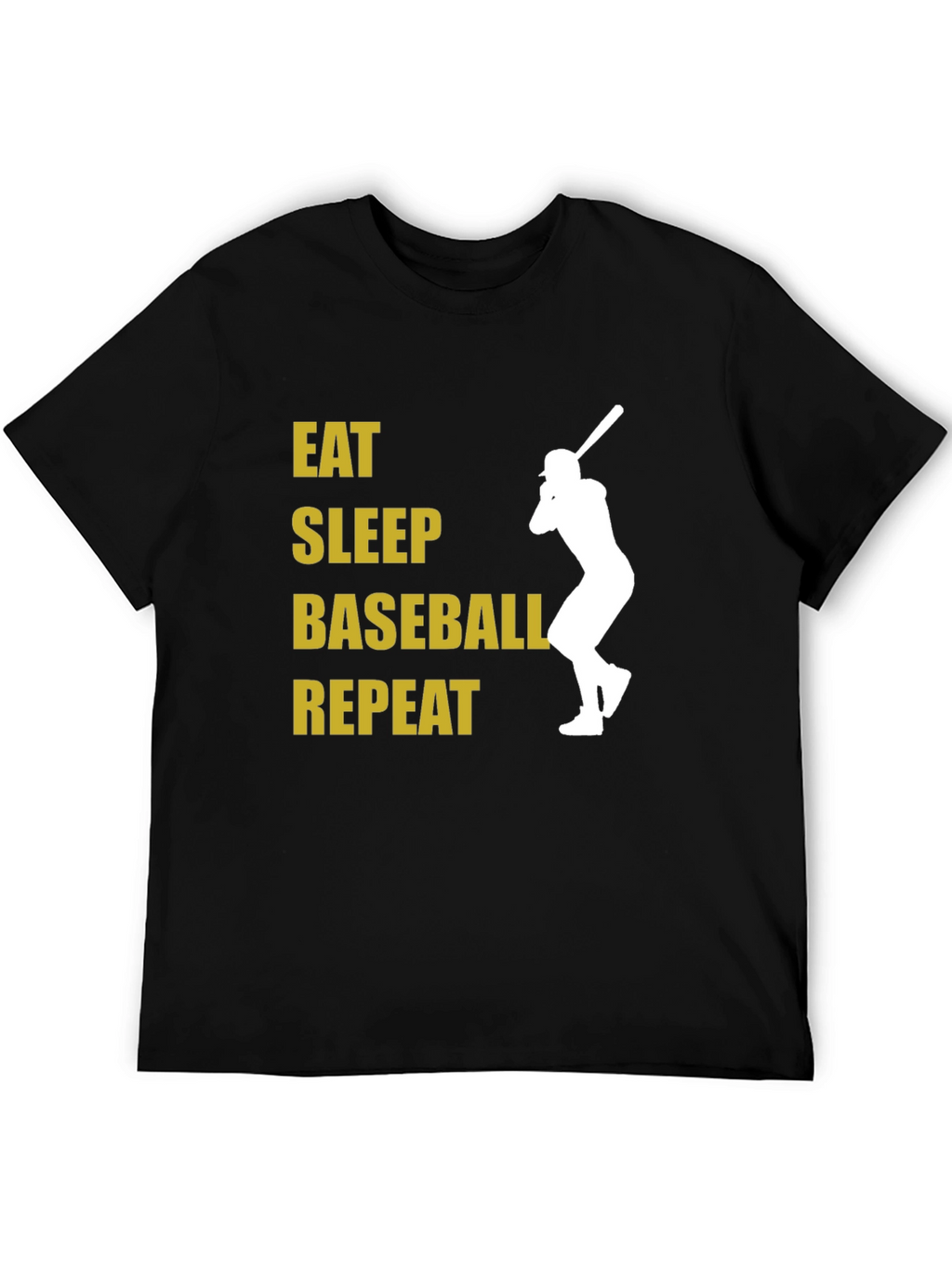 Eat Sleep Baseball Repeat Graphic T-Shirt