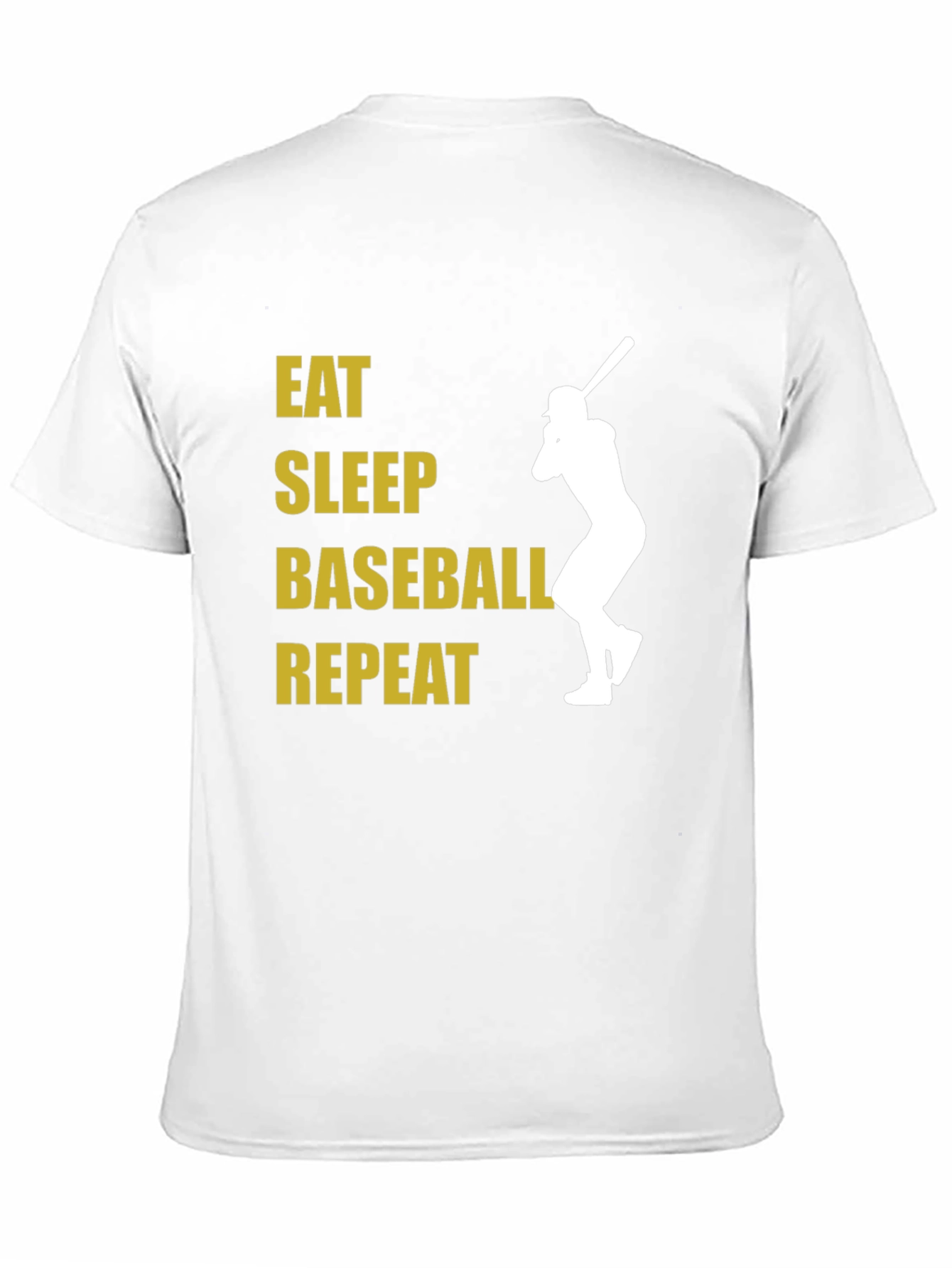 Eat Sleep Baseball Repeat Graphic T-Shirt
