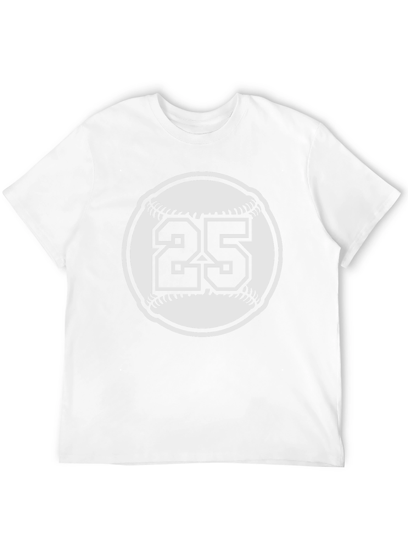 Baseball Number 25 Graphic Tee
