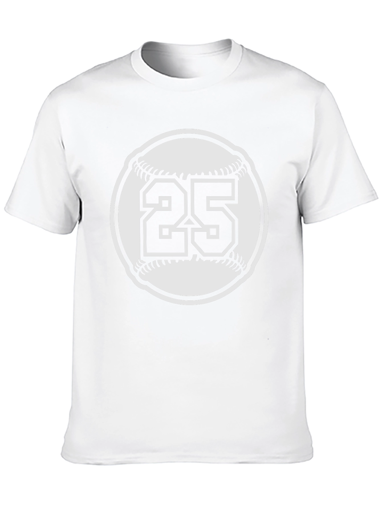 Baseball Number 25 Graphic Tee