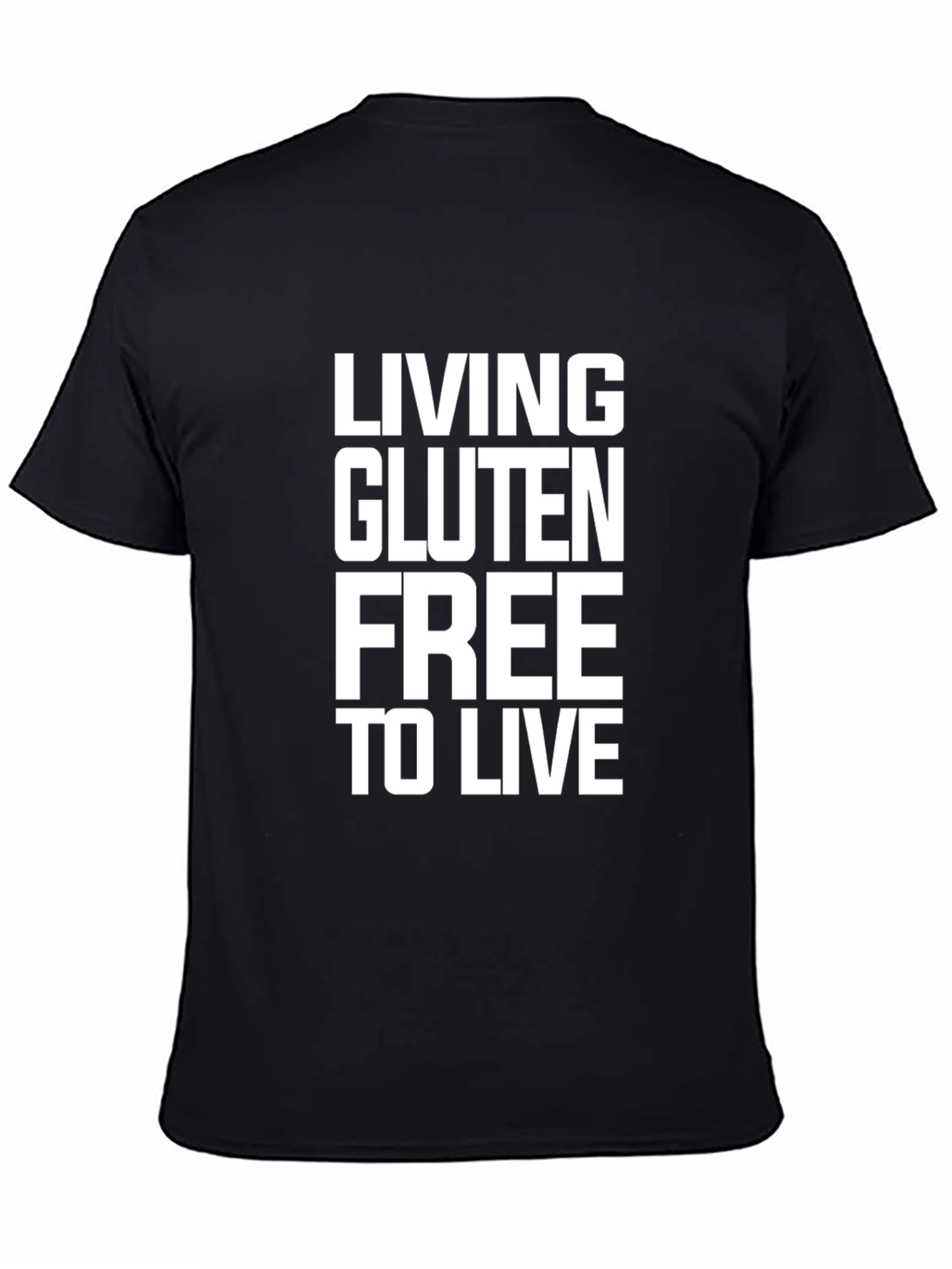 Gluten-Free Lifestyle Black T-Shirt