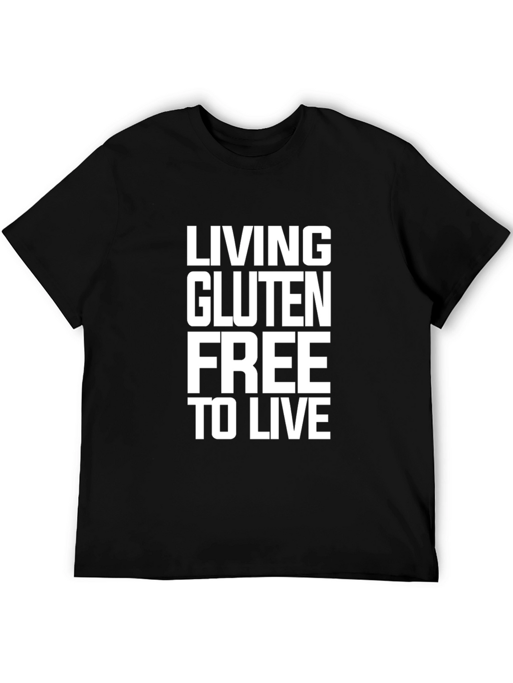 Gluten-Free Lifestyle Black T-Shirt