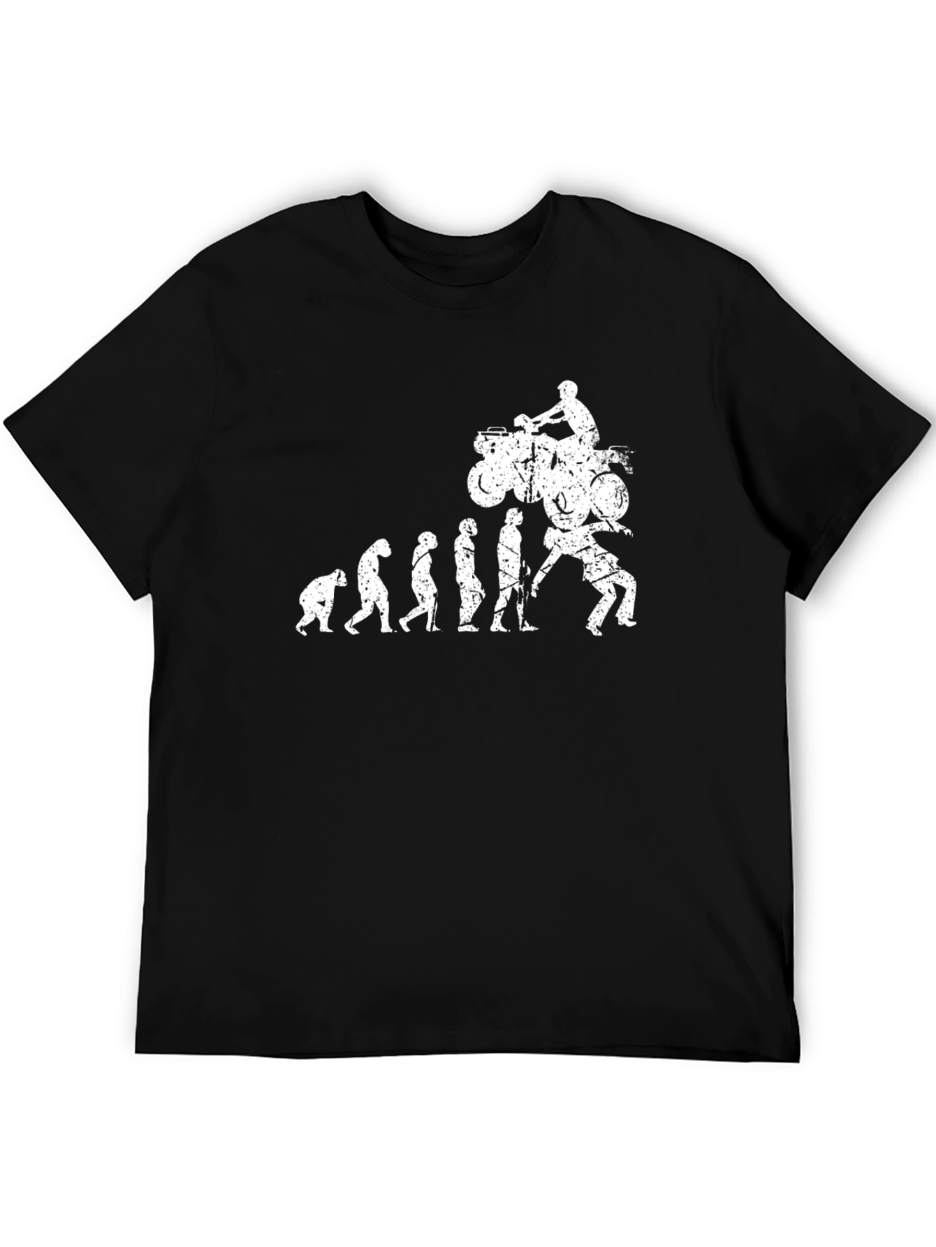 Evolution of Riding T-Shirt - Funny Bike Design