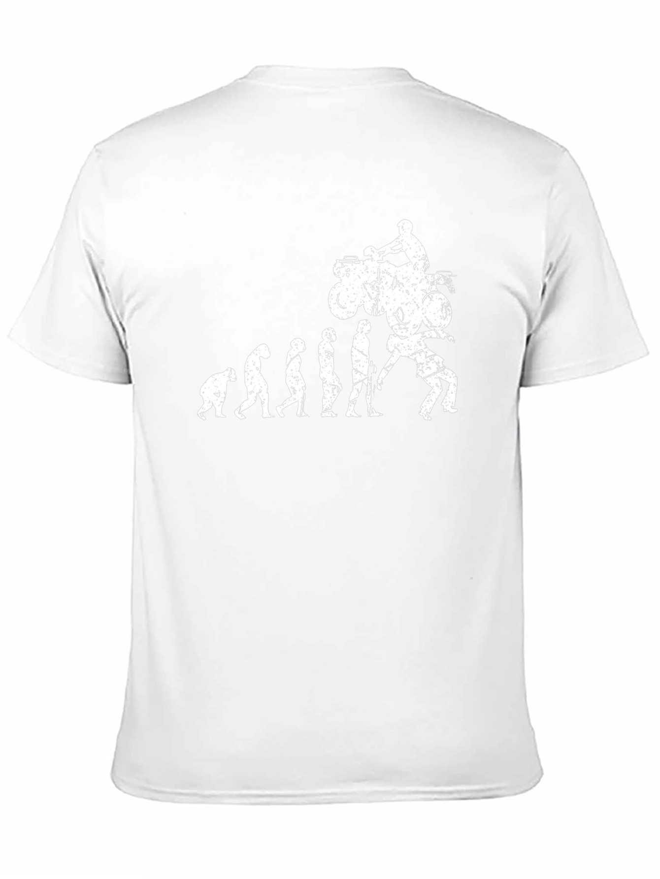 Evolution of Riding T-Shirt - Funny Bike Design