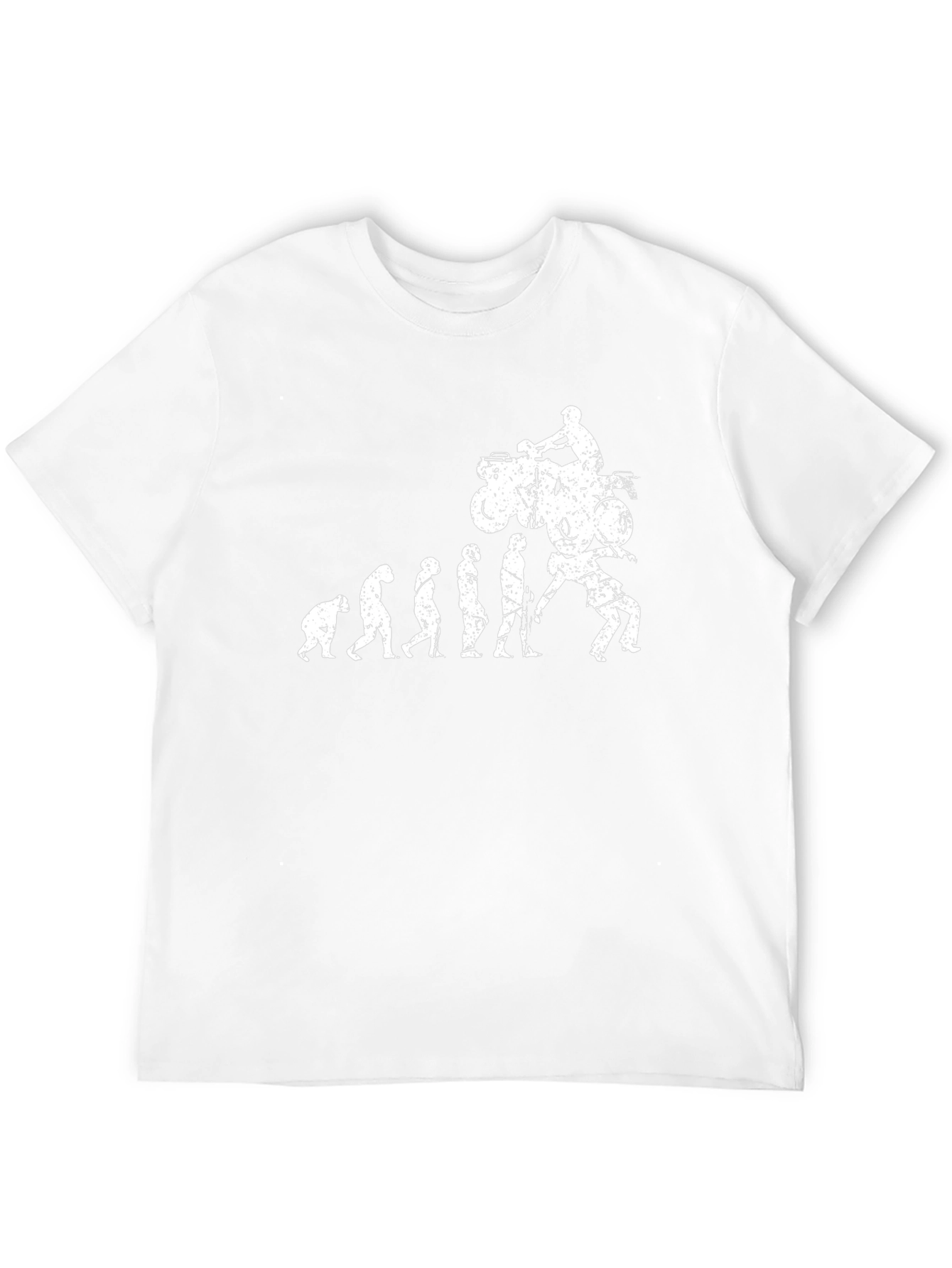Evolution of Riding T-Shirt - Funny Bike Design