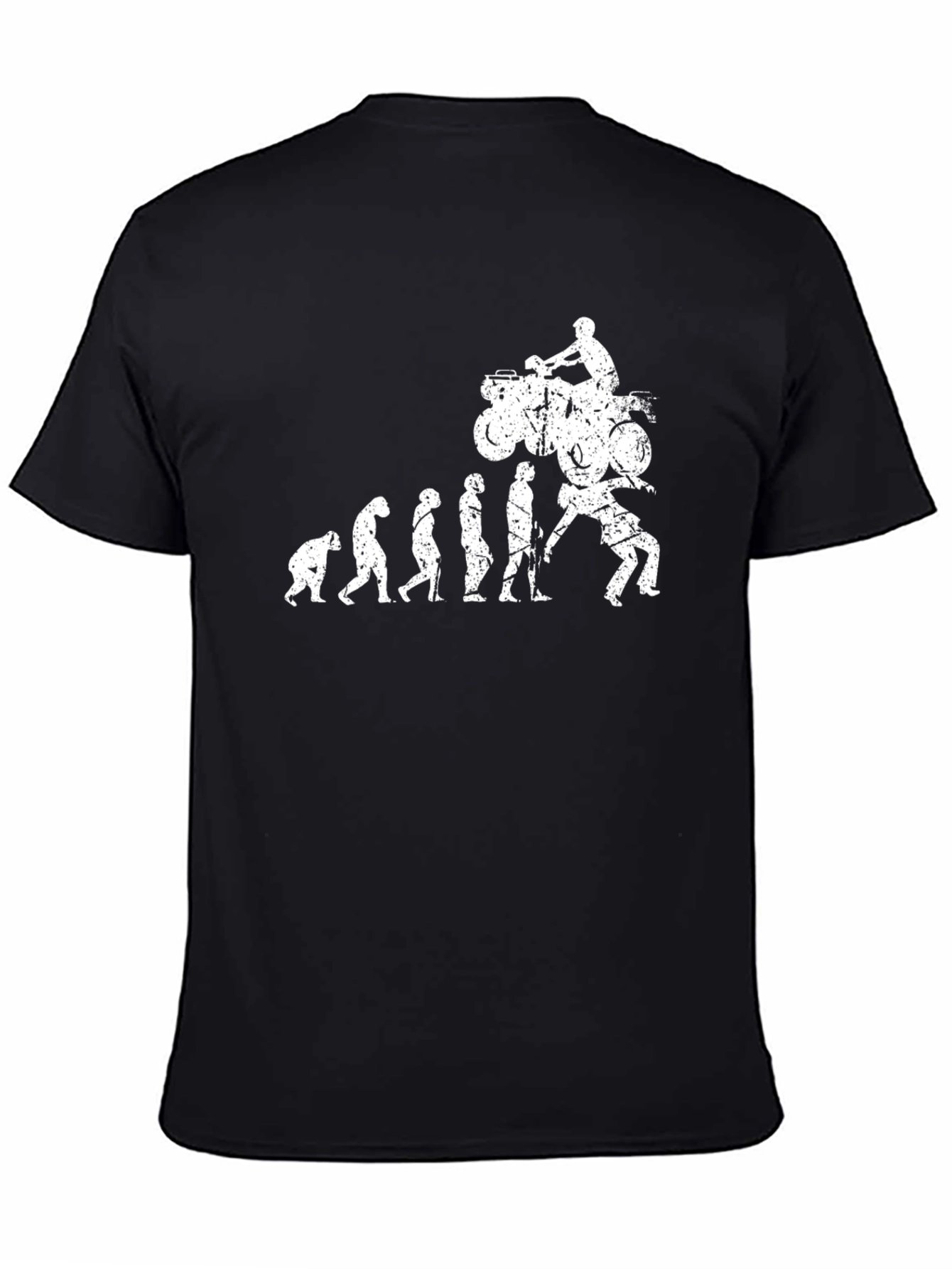 Evolution of Riding T-Shirt - Funny Bike Design