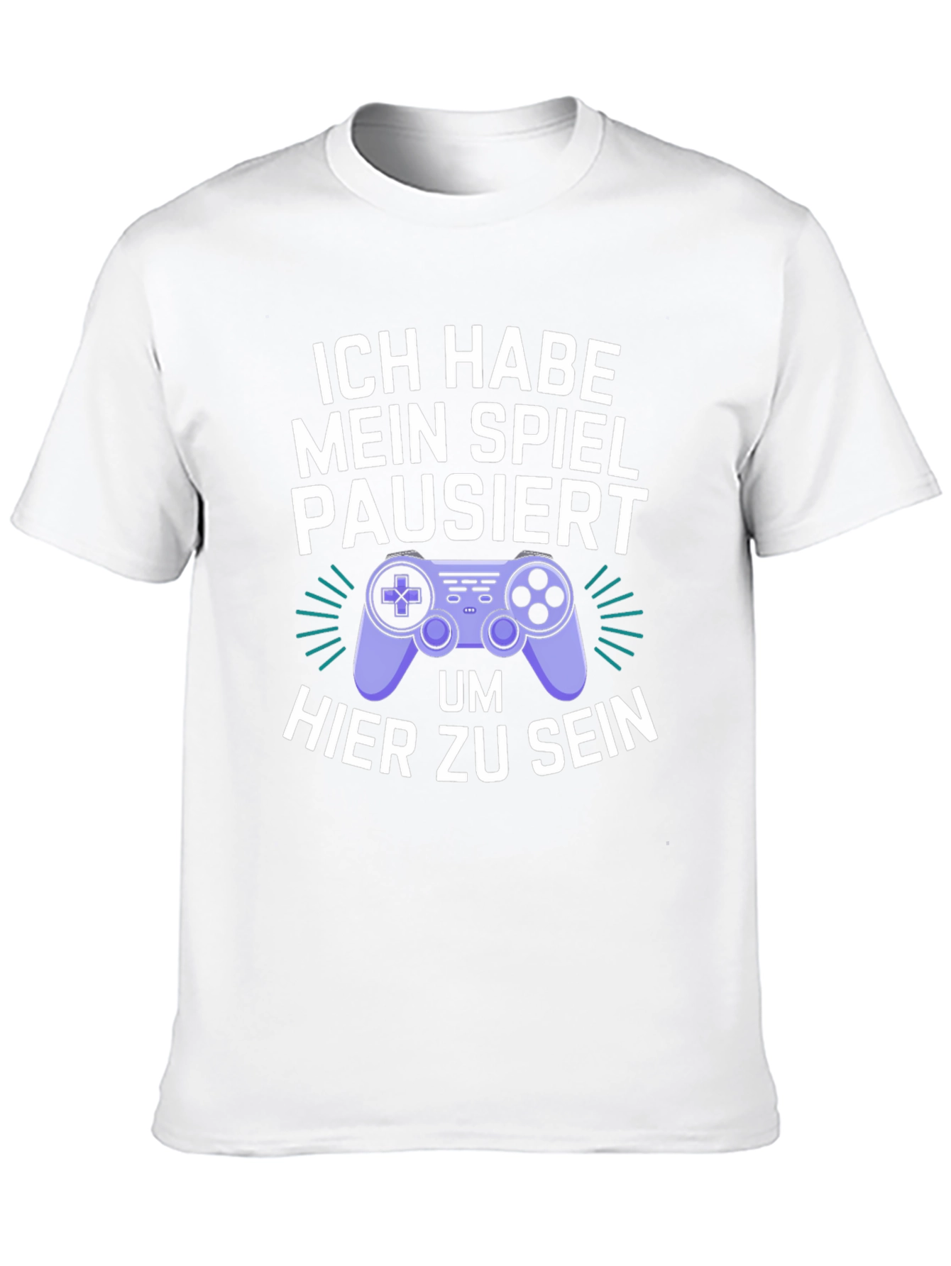 Gamer Humor T-Shirt - I Paused My Game