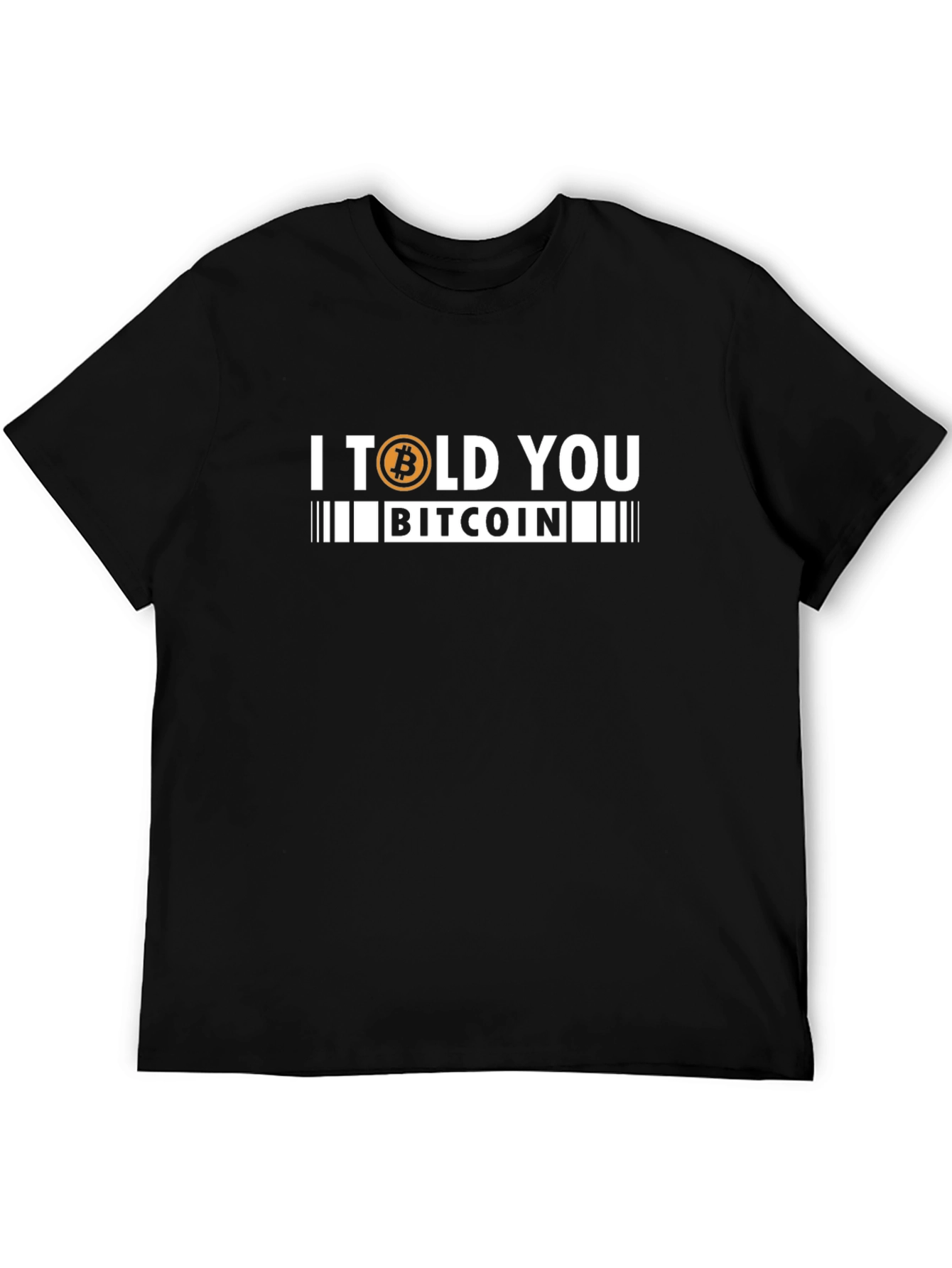 I Told You Bitcoin Black T-Shirt