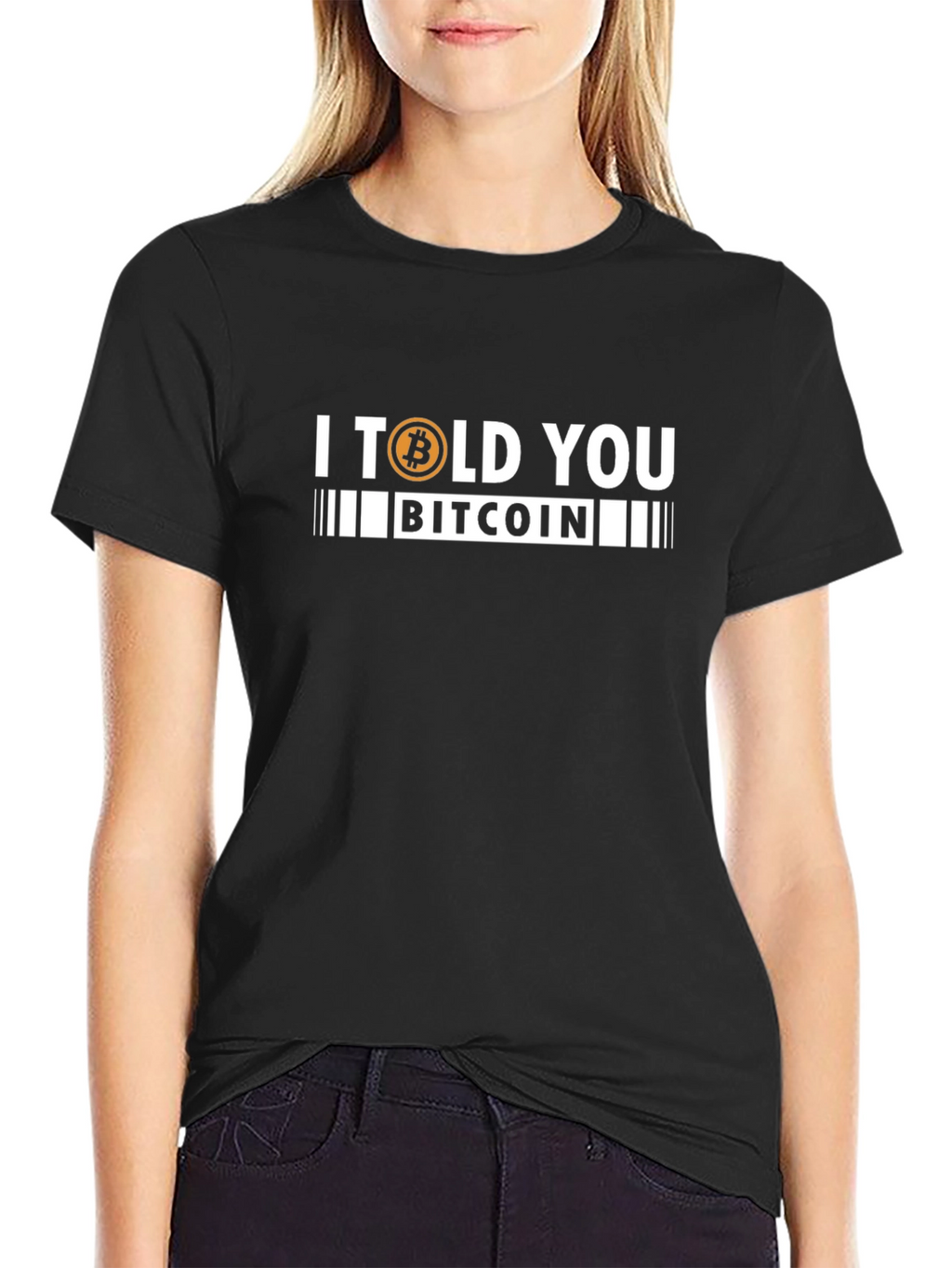I Told You Bitcoin Black T-Shirt