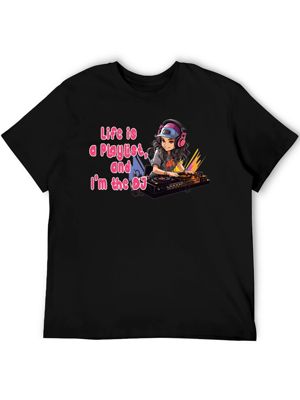 Life Is A Playlist DJ Graphic Tee