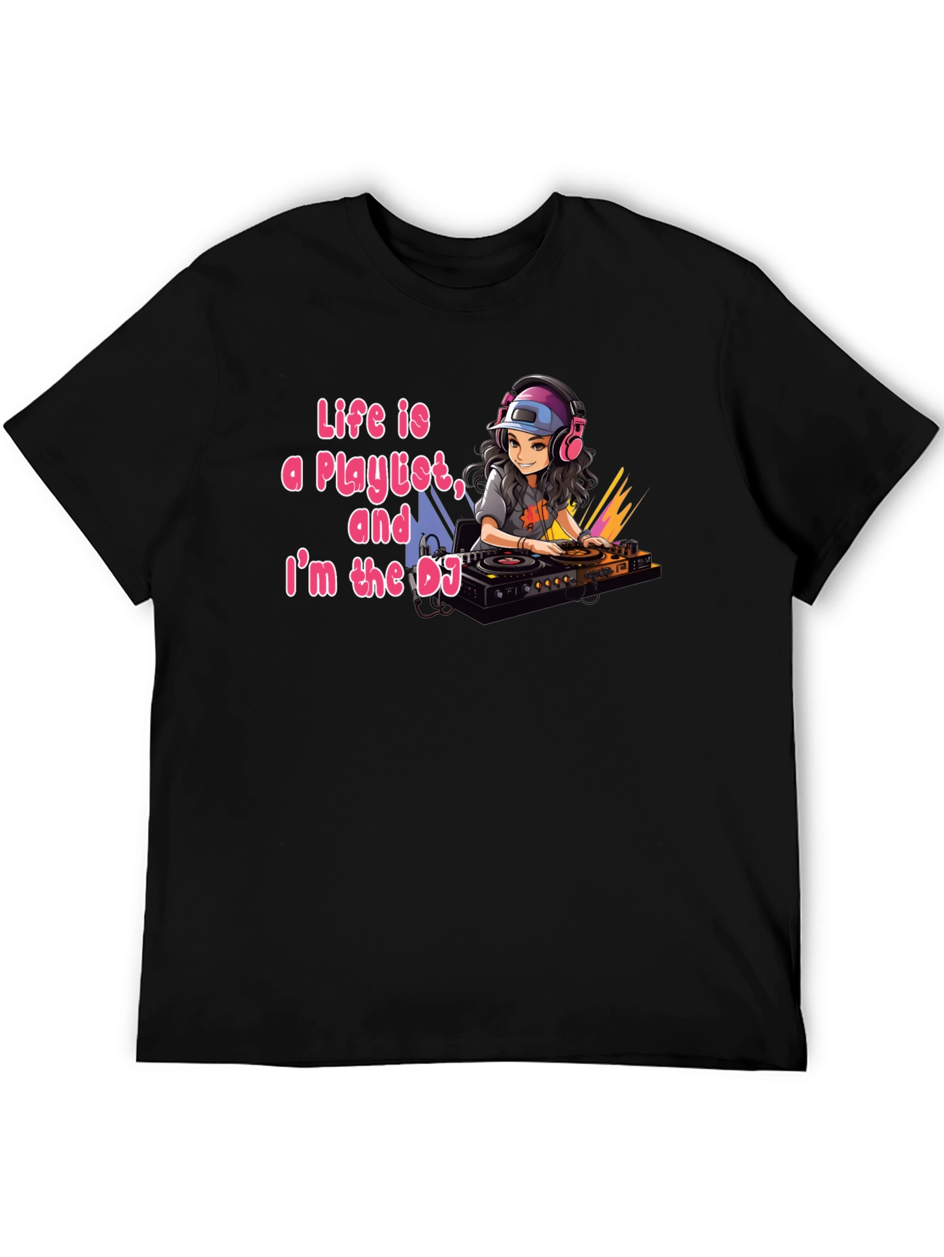 Life Is A Playlist DJ Graphic Tee