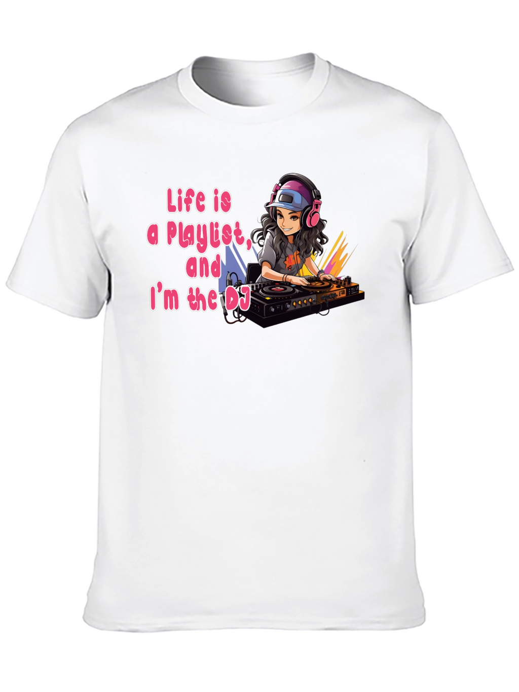 Life Is A Playlist DJ Graphic Tee