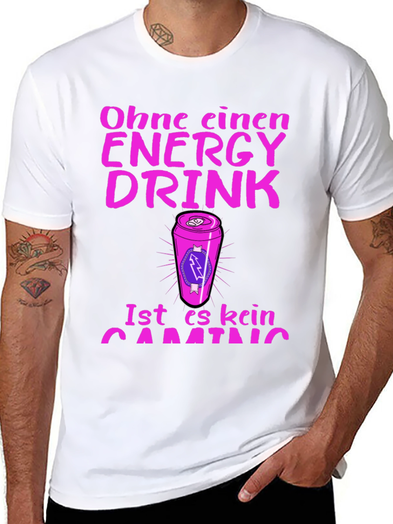 Energy Drink Graphic T-Shirt