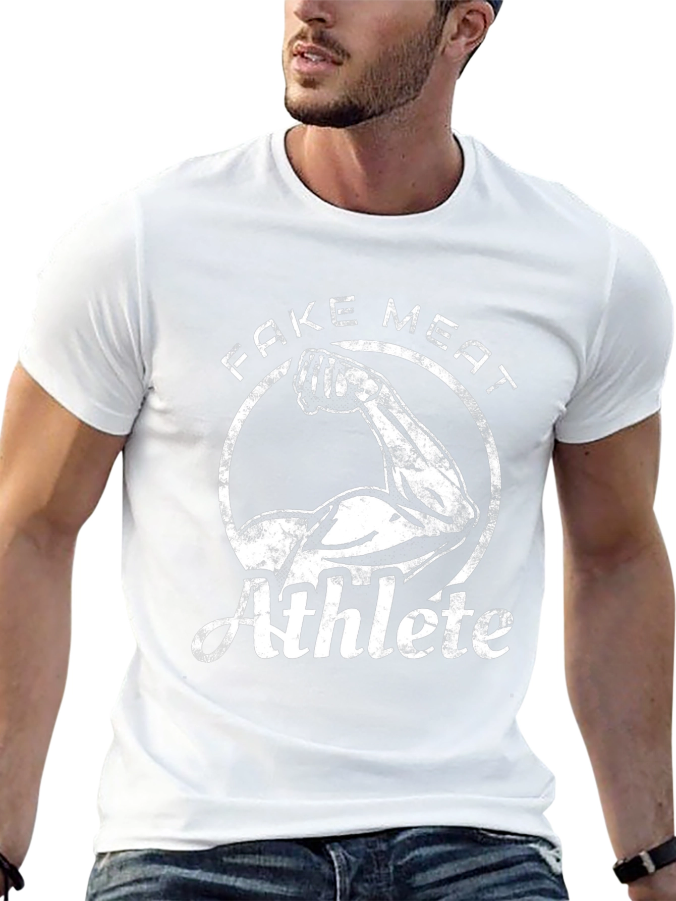 Fake Meat Athlete Black Graphic T-Shirt