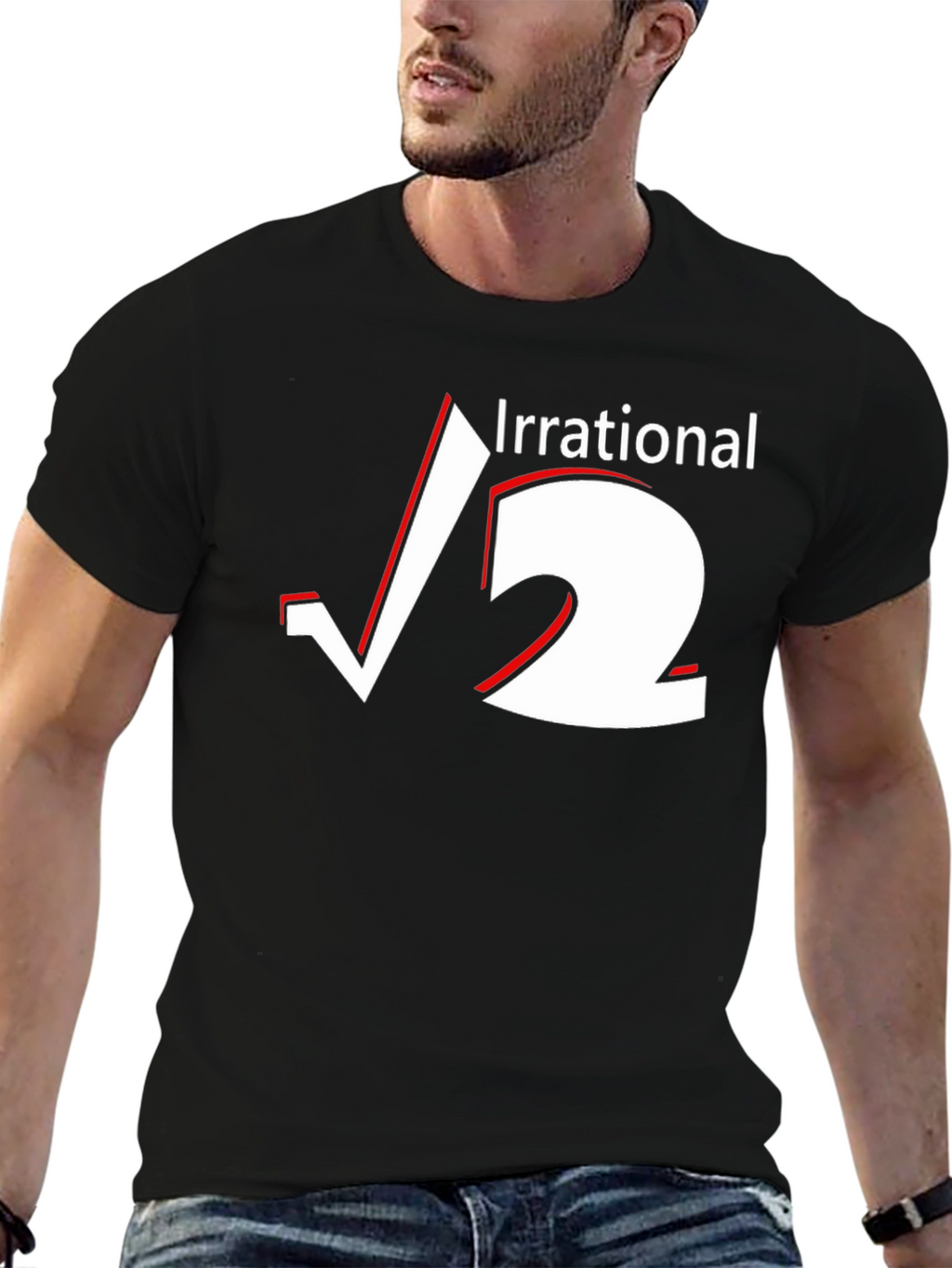 Irrational Square Root 2 Graphic Tee