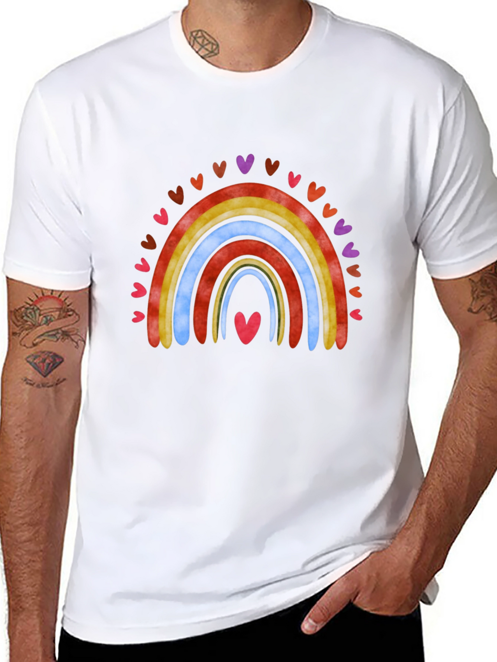 Rainbow Hearts T-Shirt