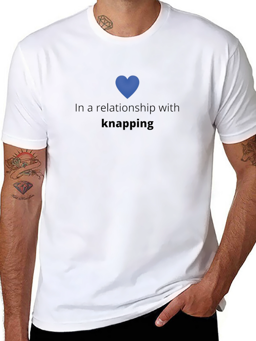 Relationship With Knapping Black T-Shirt