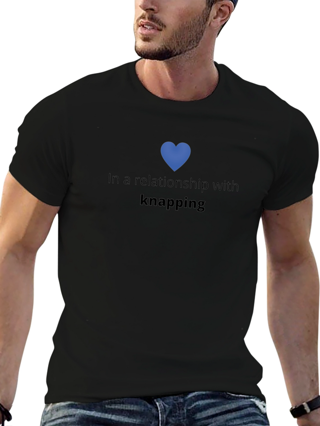 Relationship With Knapping Black T-Shirt