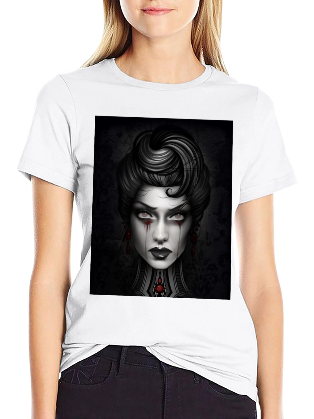 Gothic Portrait Graphic Tee