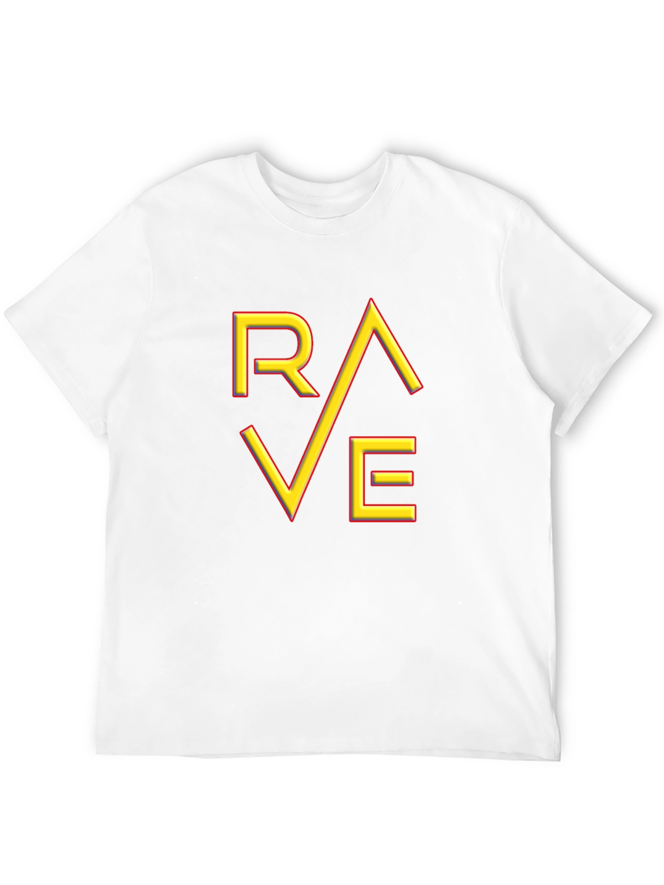 Rave Graphic T-Shirt - Trendy Party Wear