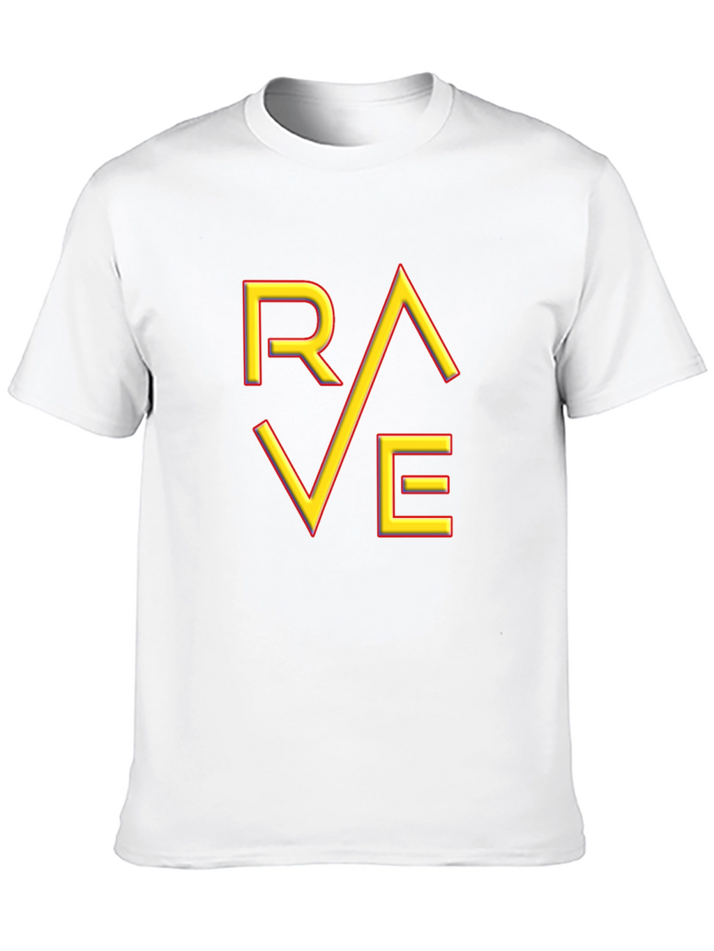 Rave Graphic T-Shirt - Trendy Party Wear