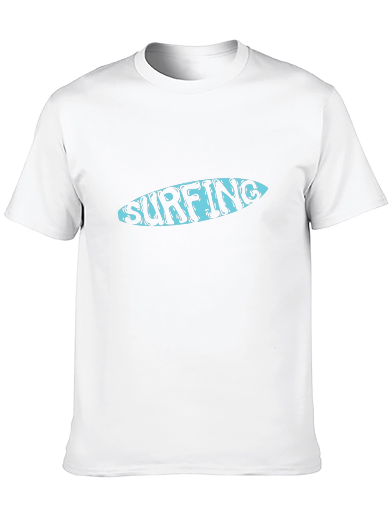 Surfing Graphic Black T-Shirt
