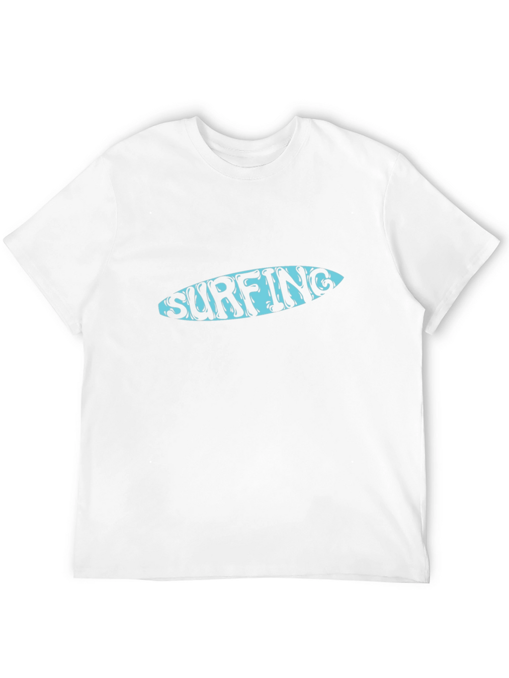Surfing Graphic Black T-Shirt