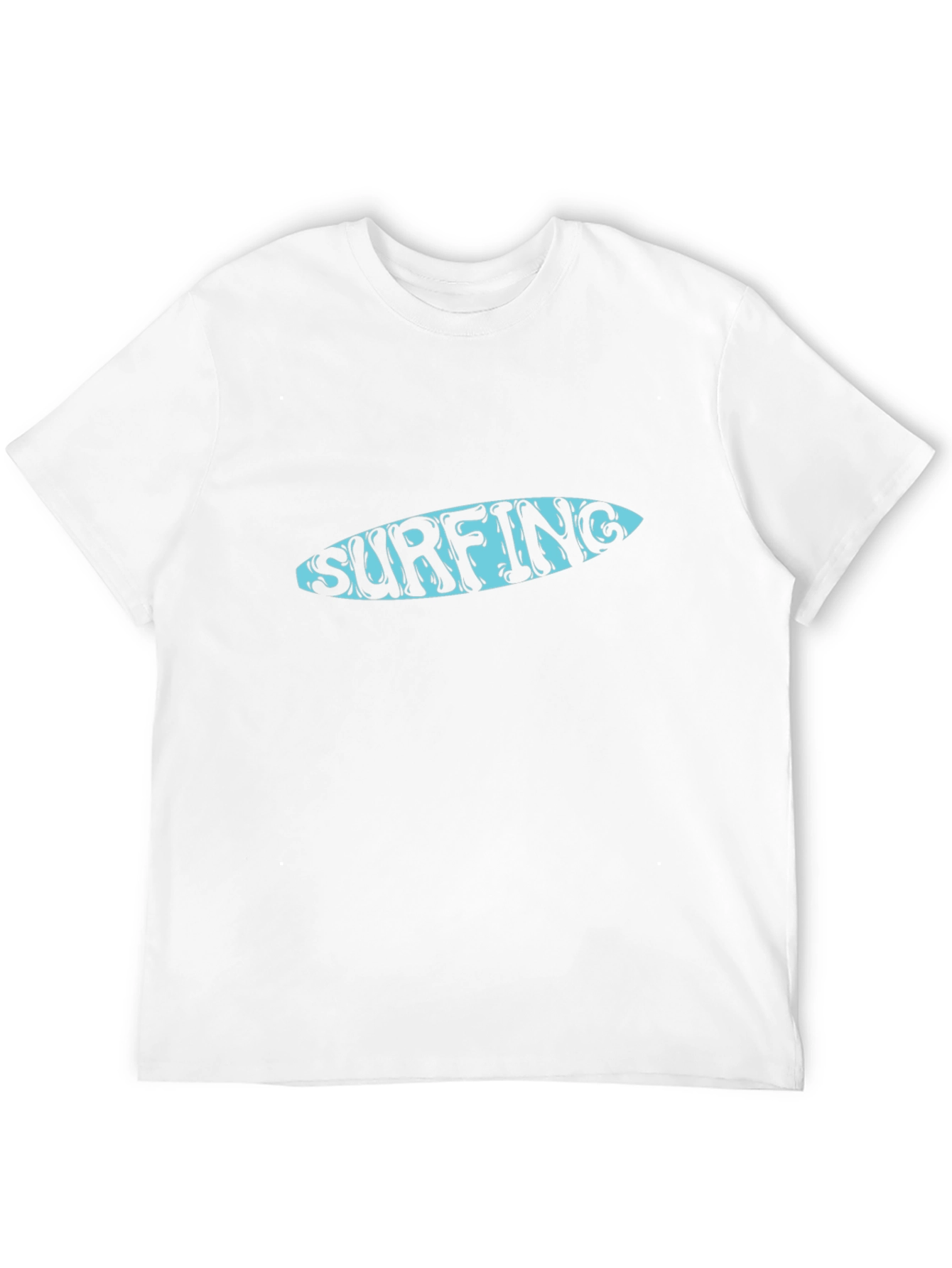 Surfing Graphic Black T-Shirt