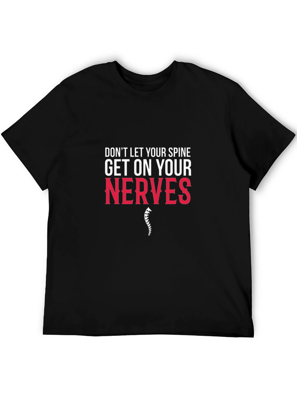 Spine On Nerves Graphic Tee