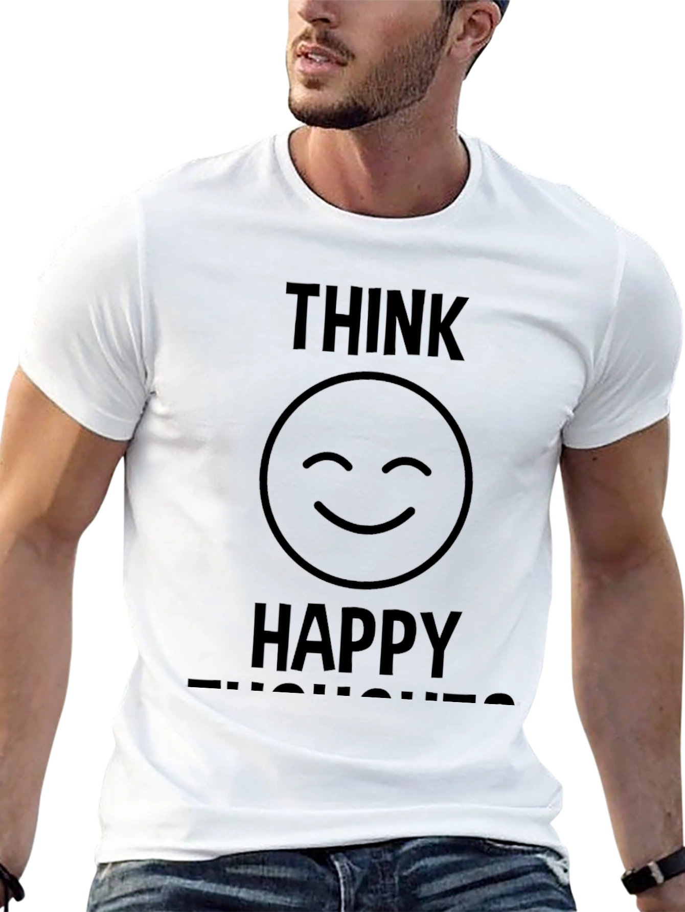 Think Happy Thoughts Graphic T-Shirt
